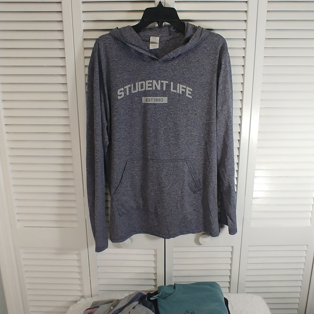 Gildan performance hooded long sleeves t-shirt
